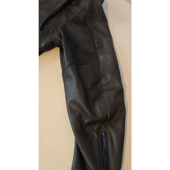 Harley Davidson Leather Motorcycle Jacket Men's M Black Biker Bomber USA - Picture 11 of 16